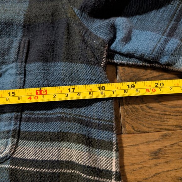 American Eagle Ahh-mazingly soft plaid shirt blue size small - Picture 7 of 16